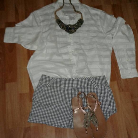 2 Pair of J. Crew Chino Shorts Size 2 Gingham - Picture 4 of 7